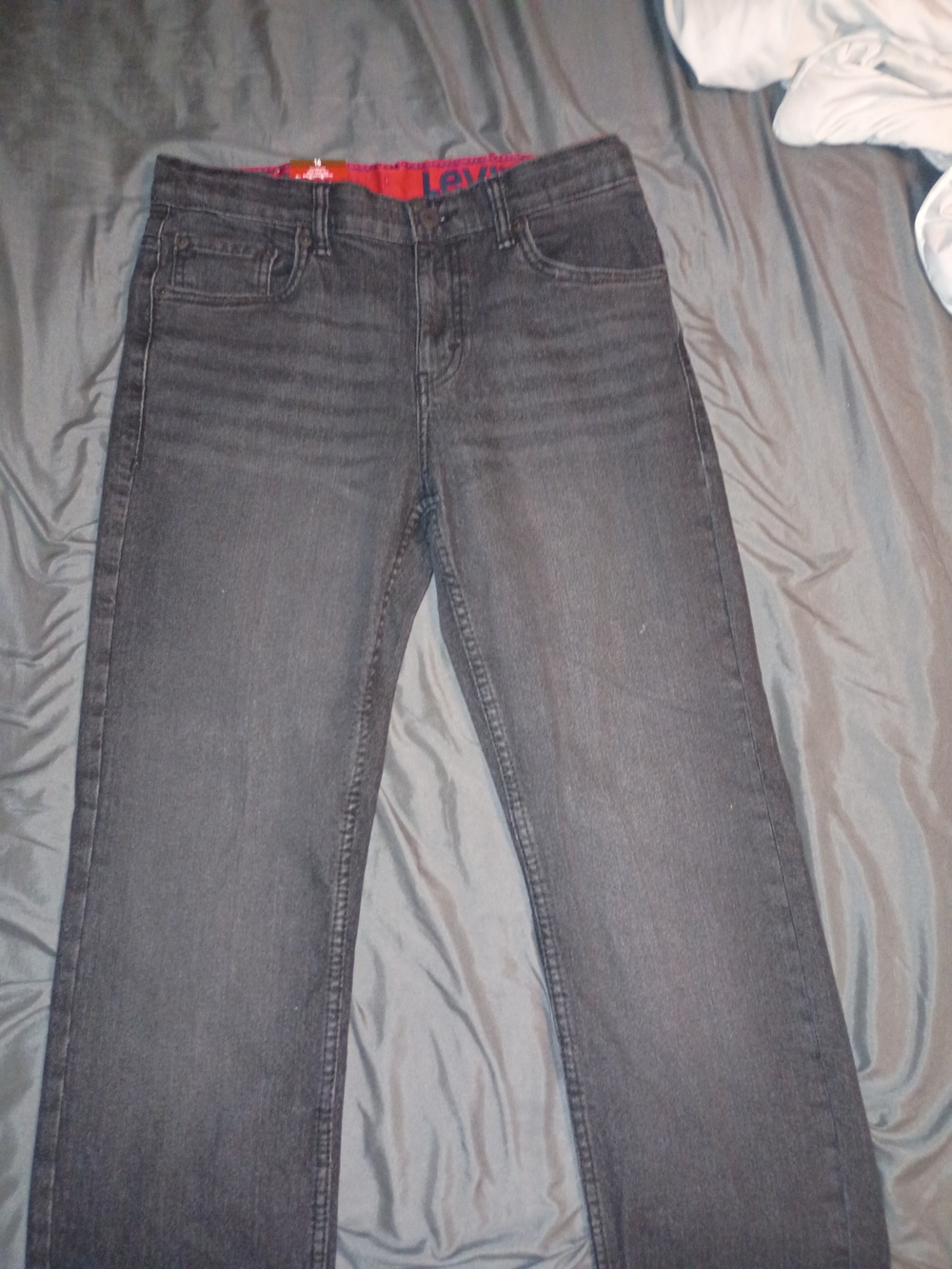 Levi's Men's Dark Gray Slim Straight Jeans